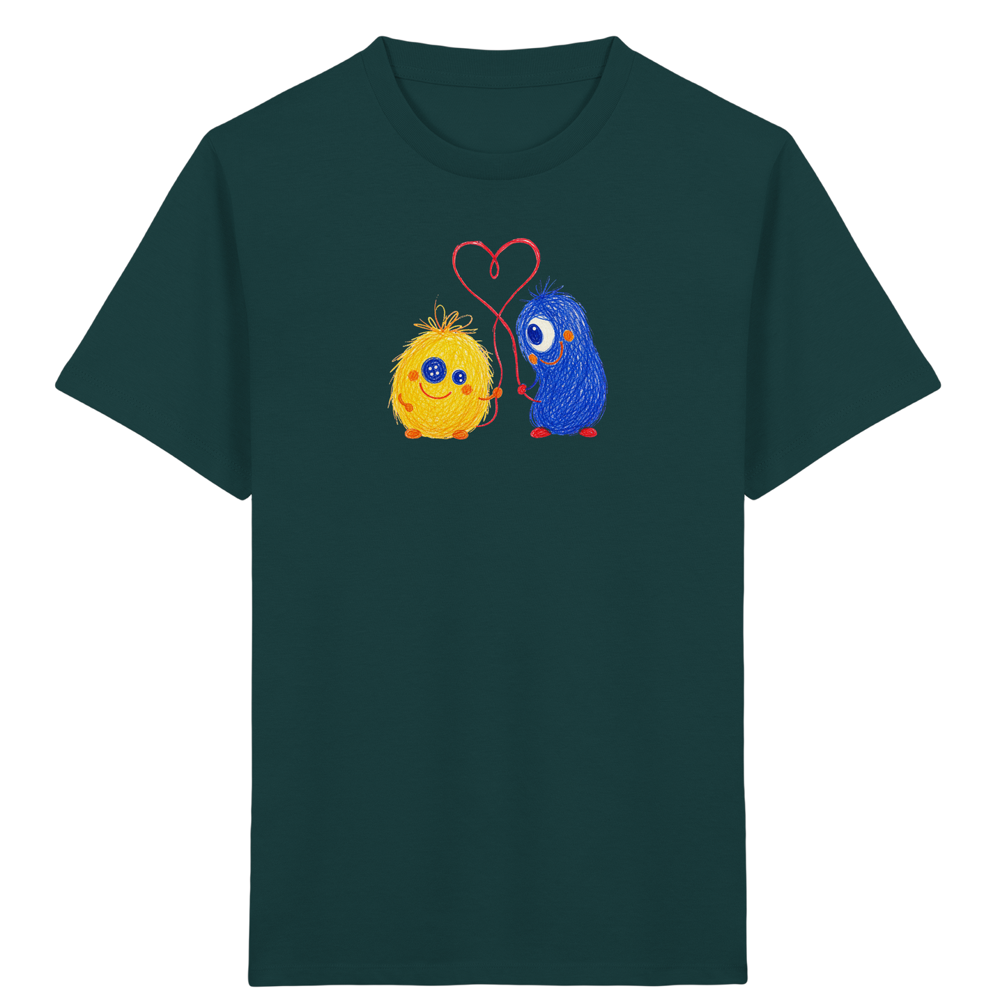 Freundschaftsfaden Monster T-Shirt - Kinder Bio T-Shirt