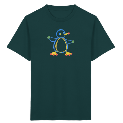 Farbpunkt Pinguin Kinder Shirt - Kinder Bio T-Shirt
