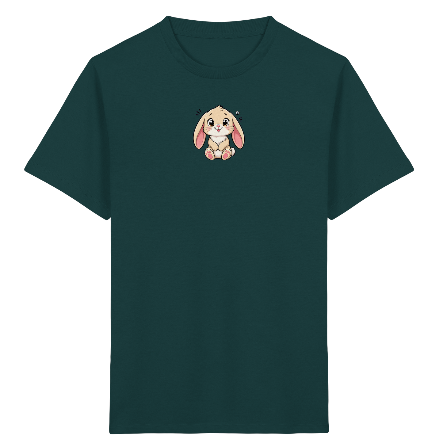 Niedliches Häschen T-Shirt: Freundliche Pfoten - Kinder Bio T-Shirt
