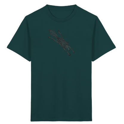 Wolf von oben - Kinder Bio T-Shirt