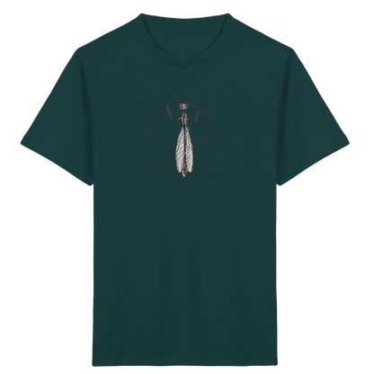Gottesanbeterin von oben - Kinder Bio T-Shirt
