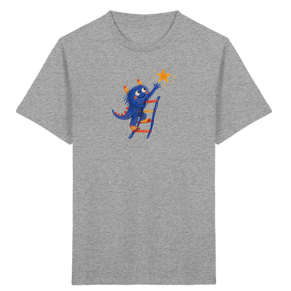 Monster auf der Sternenleiter - Kinder Bio T-Shirt