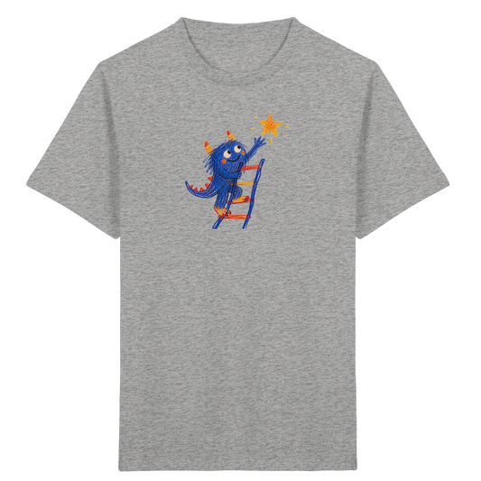 Monster auf der Sternenleiter - Kinder Bio T-Shirt