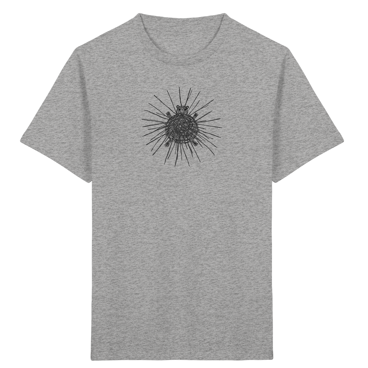 Stachelschwein von oben - Kinder Bio T-Shirt