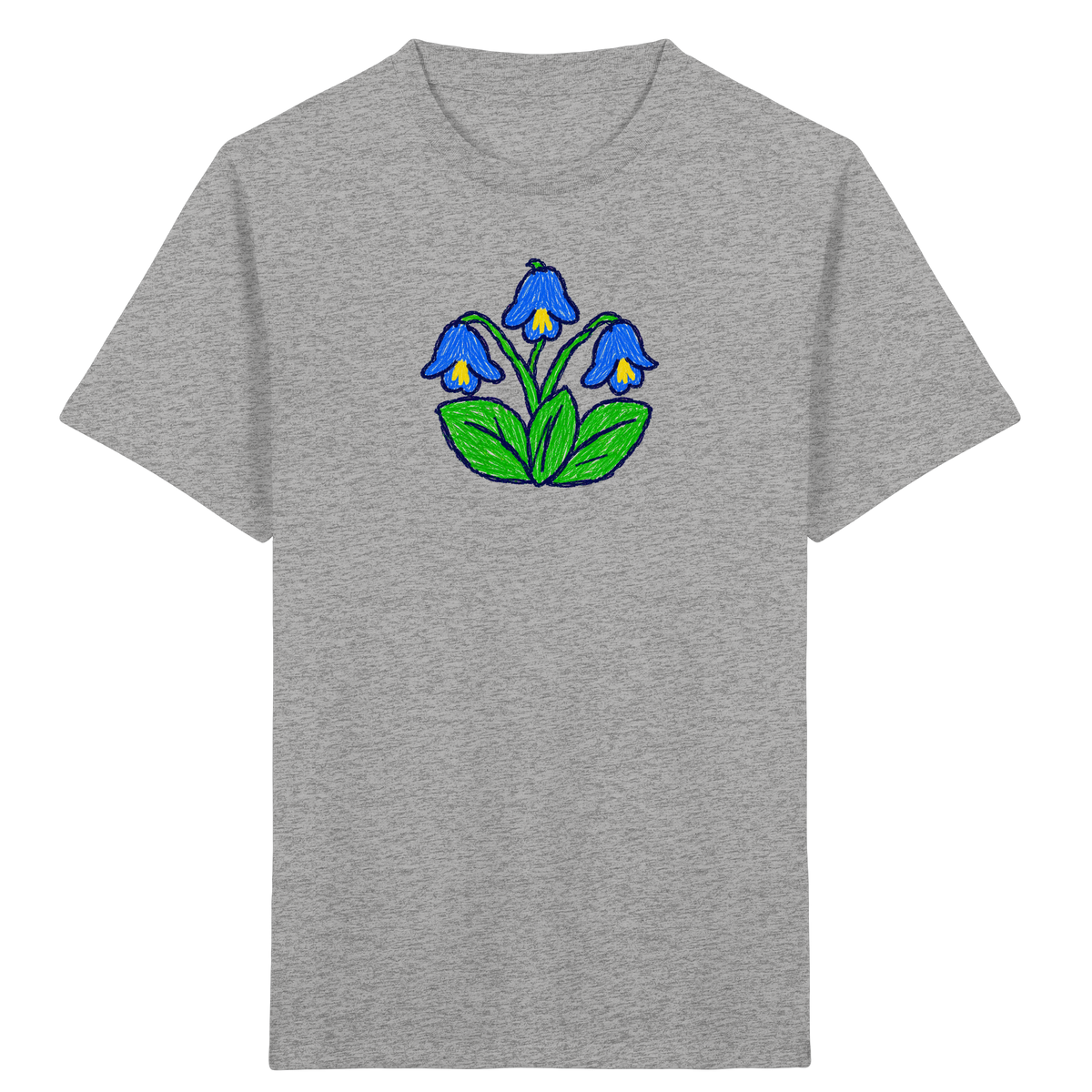 Kritzel Glockenblume Kinder Shirt - Kinder Bio T-Shirt