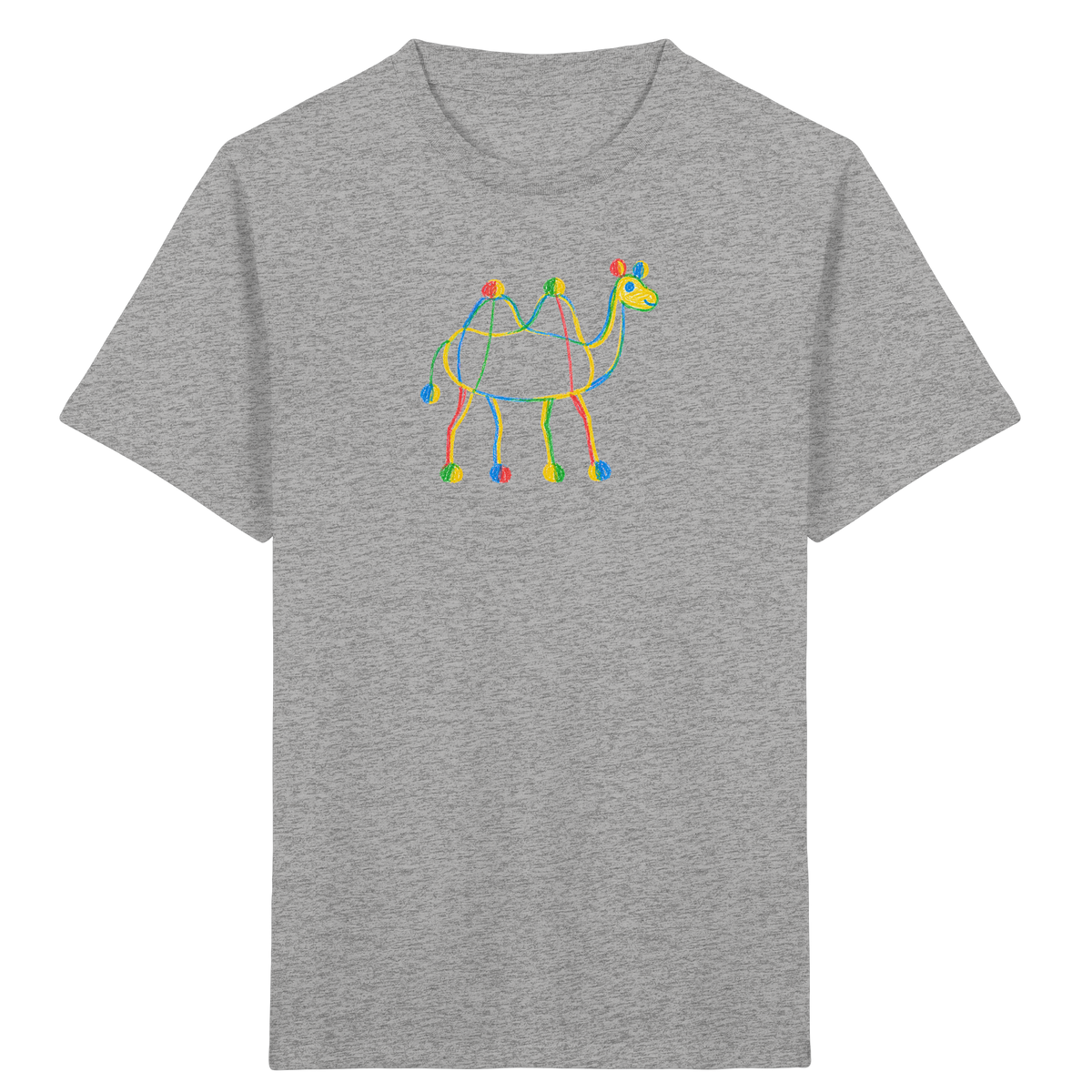 Farbpunkt Kamel Kinder Shirt - Kinder Bio T-Shirt
