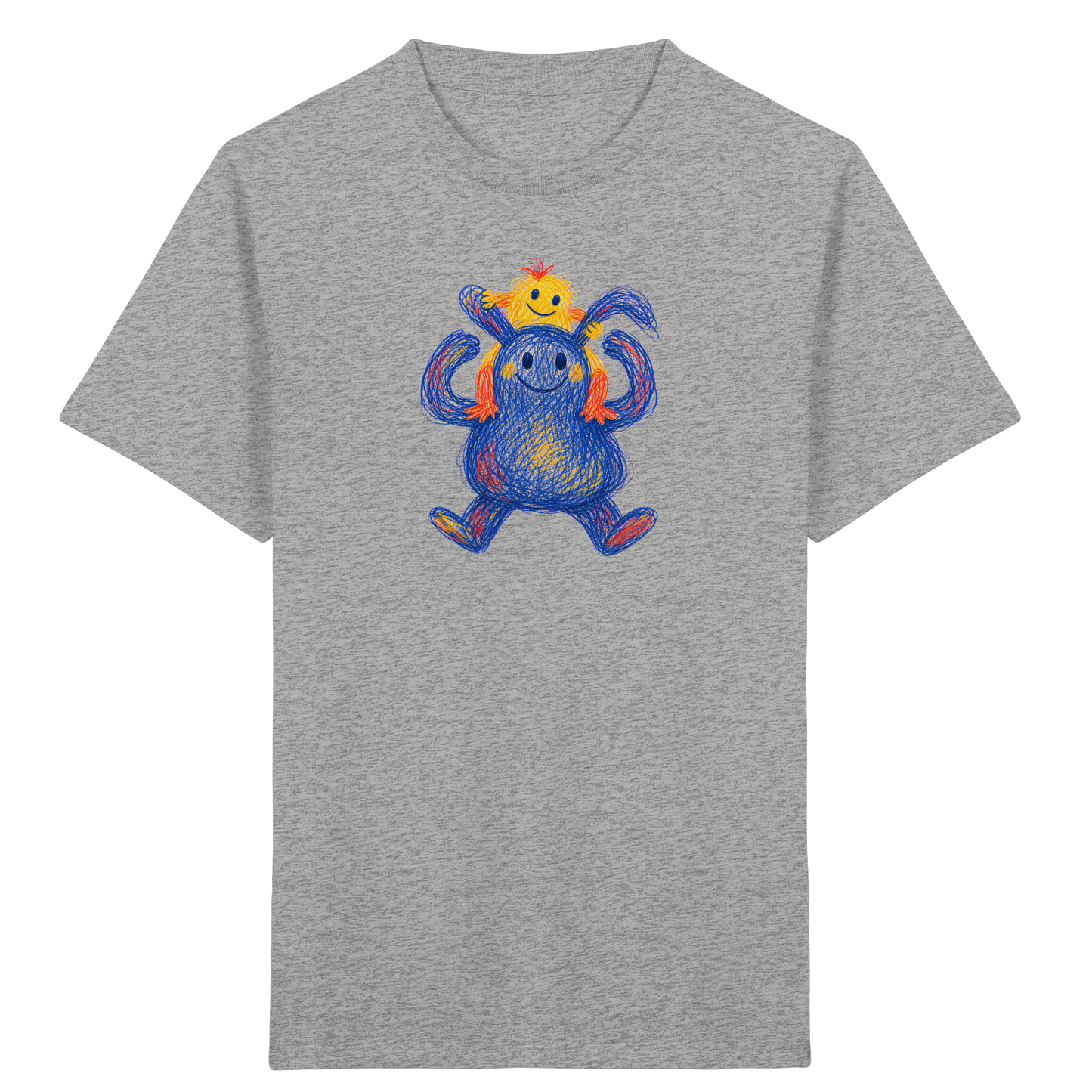 Huckepack Monster Kinder T-Shirt - Kinder Bio T-Shirt