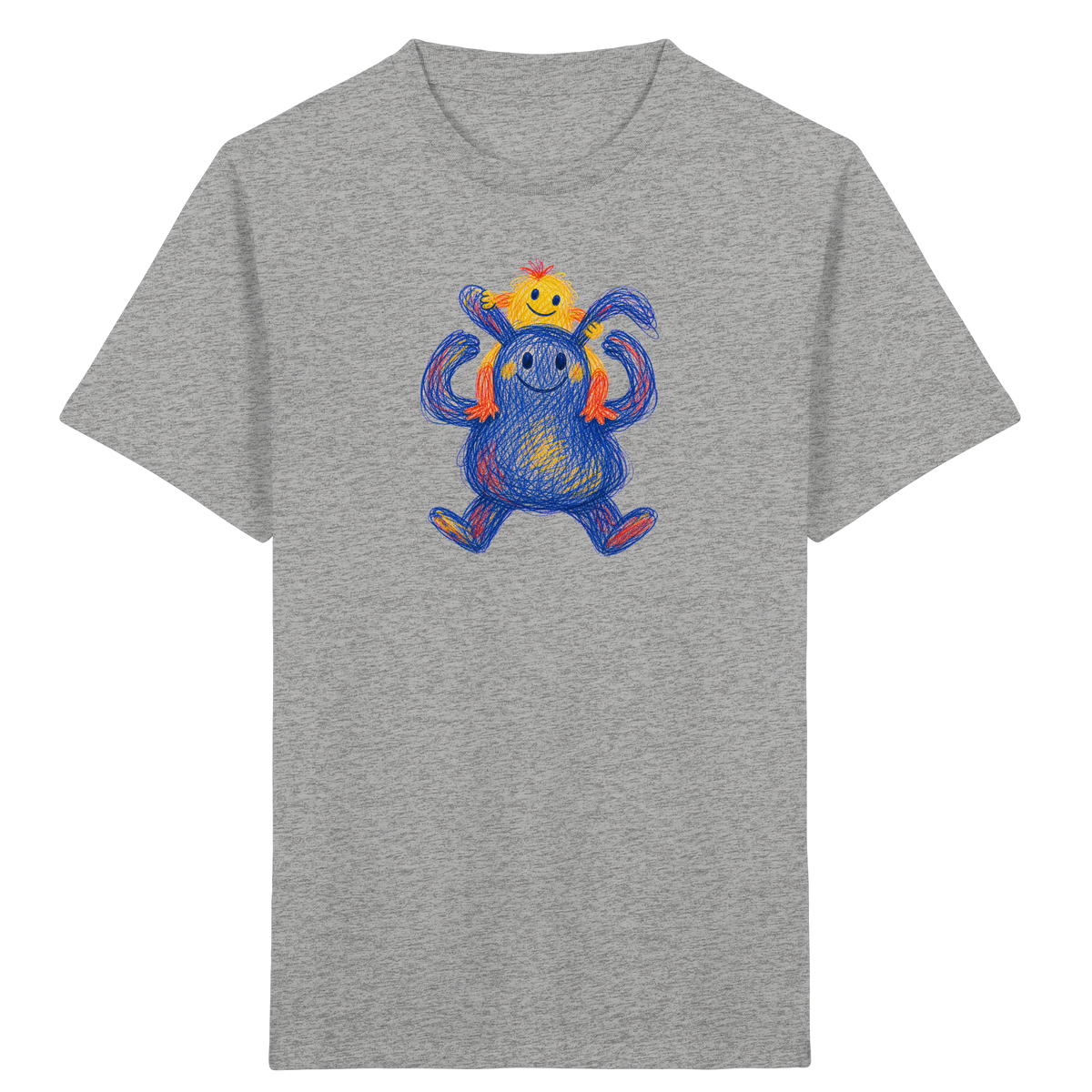 Huckepack Monster Kinder T-Shirt - Kinder Bio T-Shirt