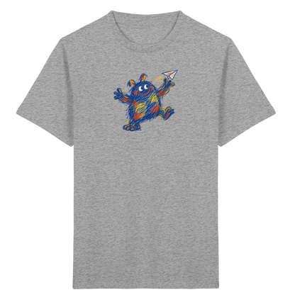 Papierfliegerwerfer Kritzelmonster Kinder Shirt - Kinder Bio T-Shirt