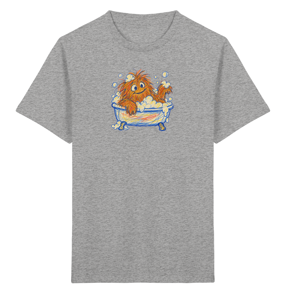 Badewannenzottel im Schaumbad - Kinder Bio T-Shirt