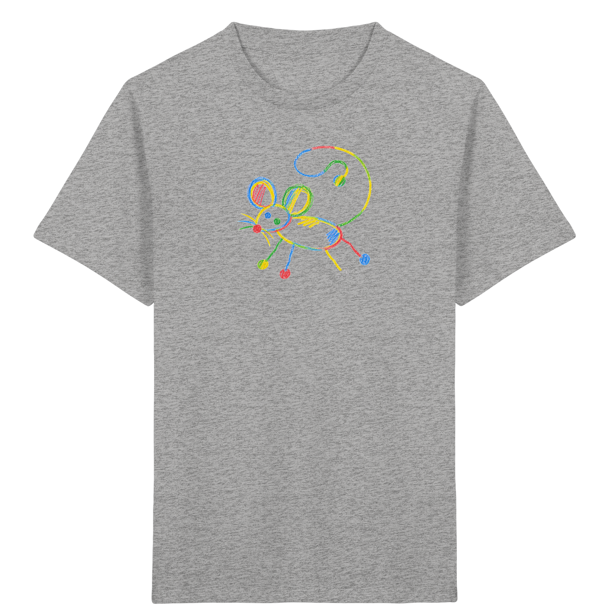 Farbpunkt Maus Kinder Shirt - Kinder Bio T-Shirt