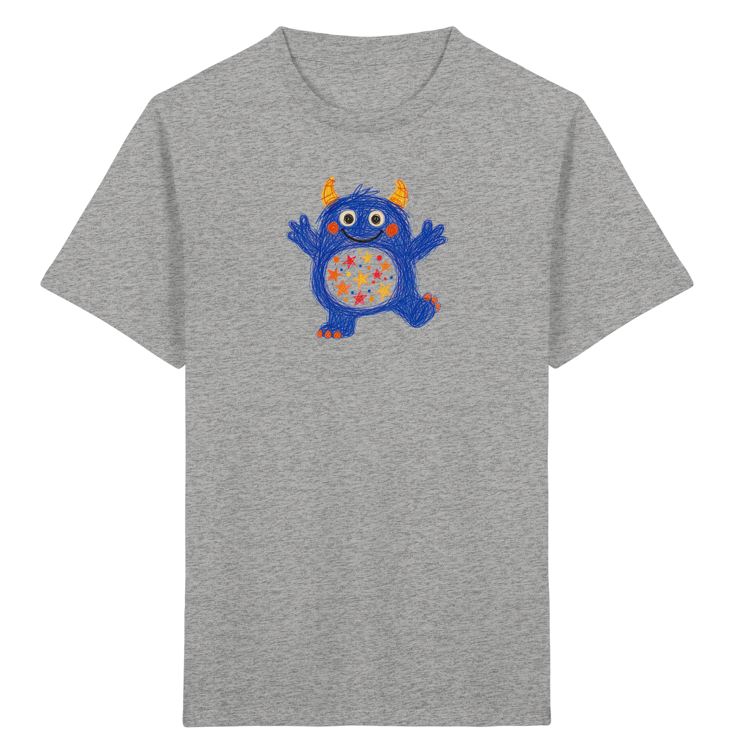 Funkelbauch Kritzelmonster Shirt - Kinder Bio T-Shirt