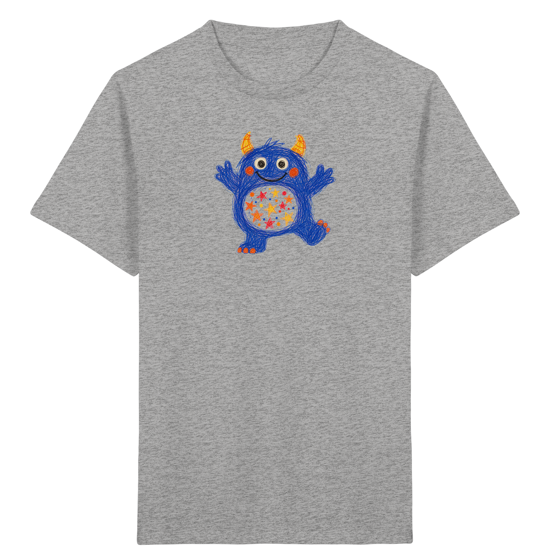 Funkelbauch Kritzelmonster Shirt - Kinder Bio T-Shirt