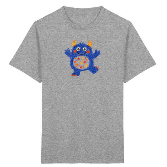 Funkelbauch Kritzelmonster Shirt - Kinder Bio T-Shirt