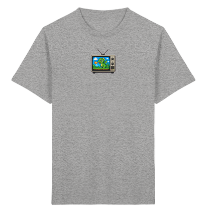 Pixel Drache im Retro TV Shirt - Kinder Bio T-Shirt