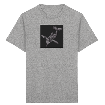Delfin von oben - Kinder Bio T-Shirt