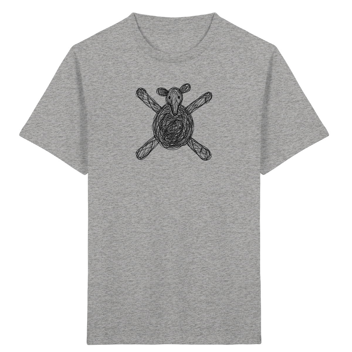 Tapir von oben gezeichnet - Kinder Bio T-Shirt