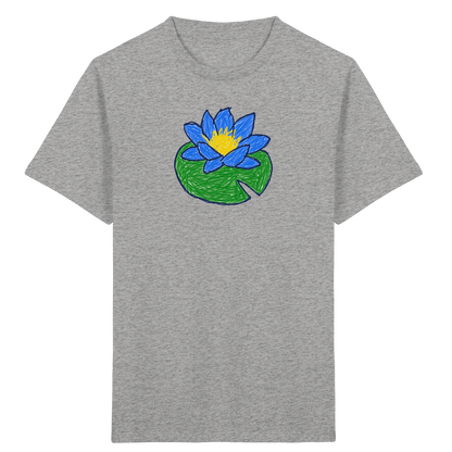 Kritzel Wasserlilie Kinder Shirt - Kinder Bio T-Shirt