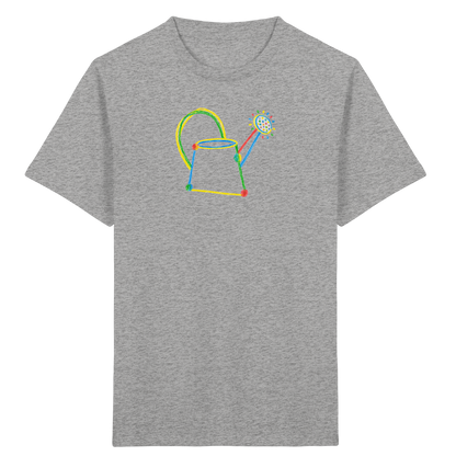 Bunte Kreide Gießkanne Kinder - Kinder Bio T-Shirt