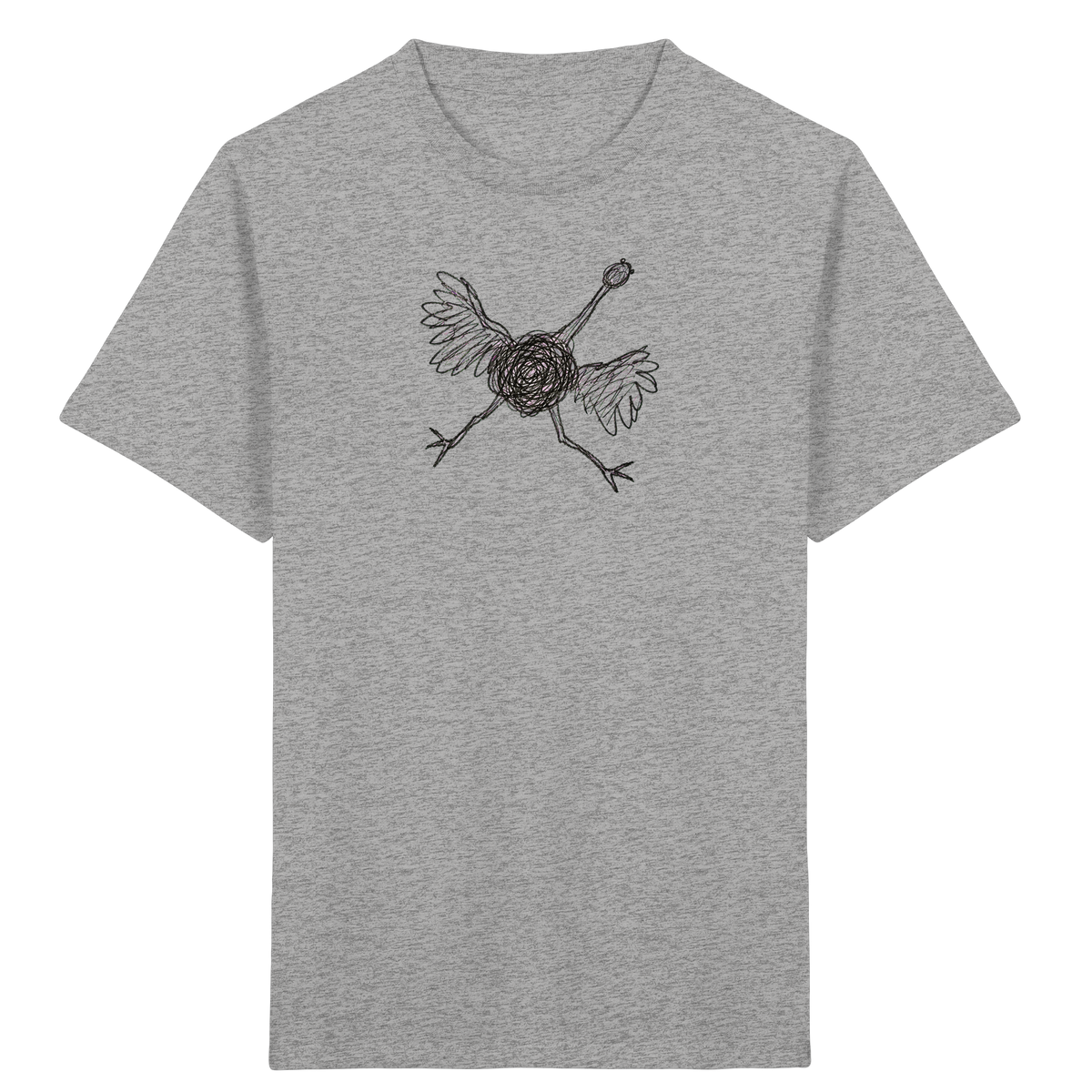 Strauß von oben - Kinder Bio T-Shirt