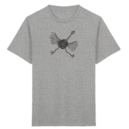 Strauß von oben - Kinder Bio T-Shirt
