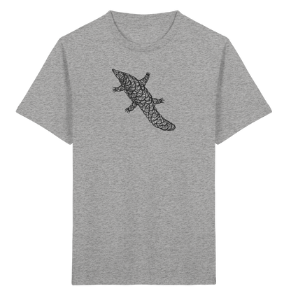 Schuppentier von oben - Kinder Bio T-Shirt