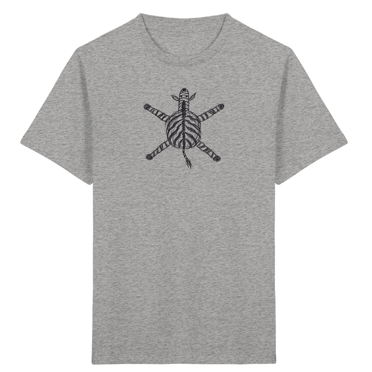 Zebra von oben - Kinder Bio T-Shirt