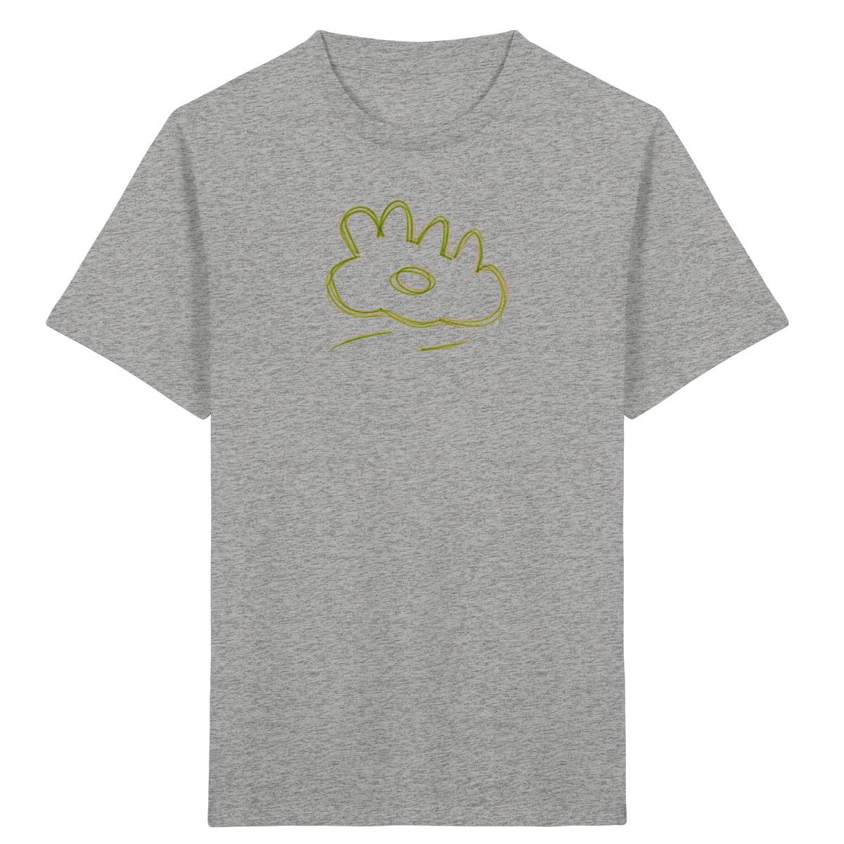 Grüne Wackelwolke Kinder T-Shirt - Kinder Bio T-Shirt