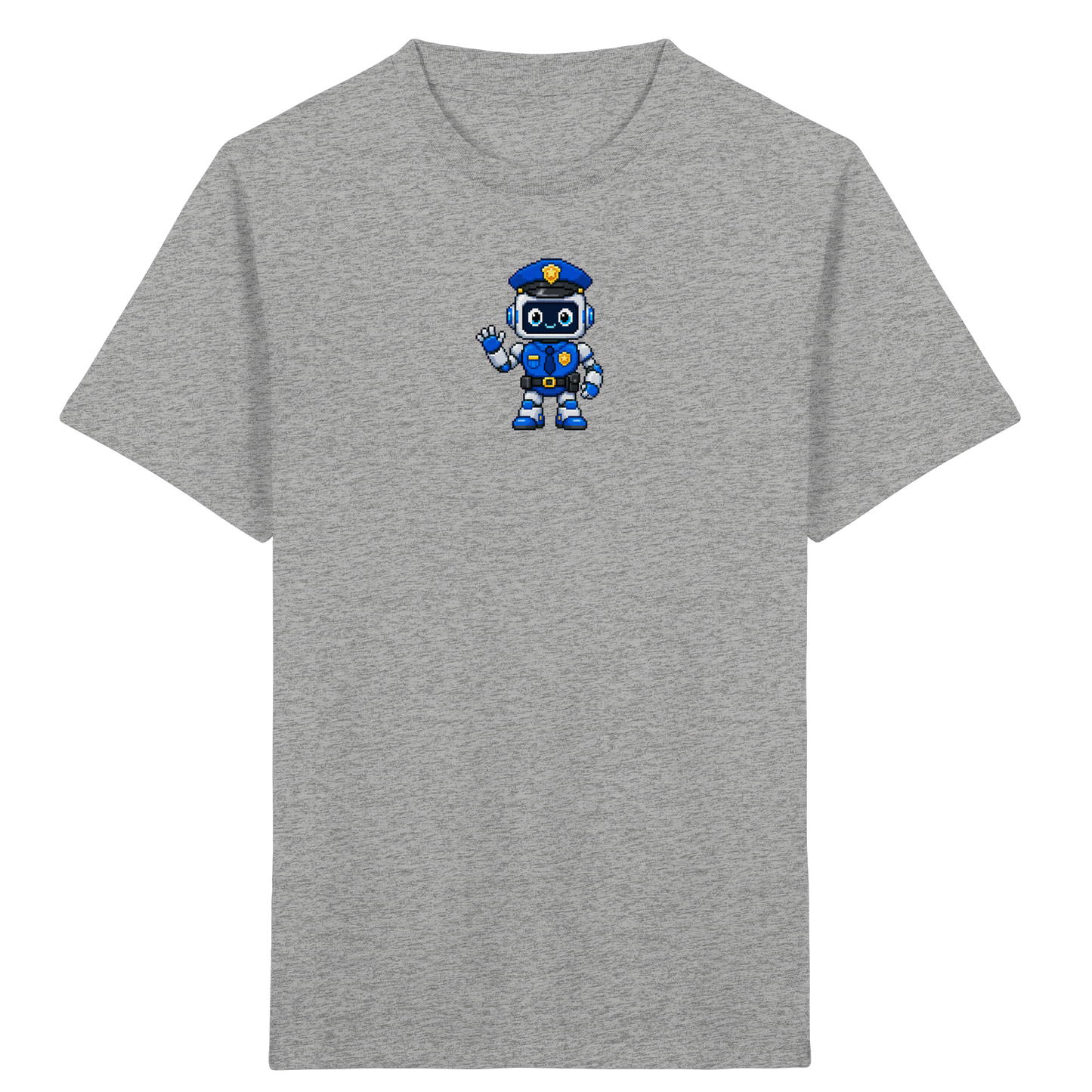 Pixel Roboter Polizei: Winkendes Kinder-T-Shirt - Kinder T-Shirt