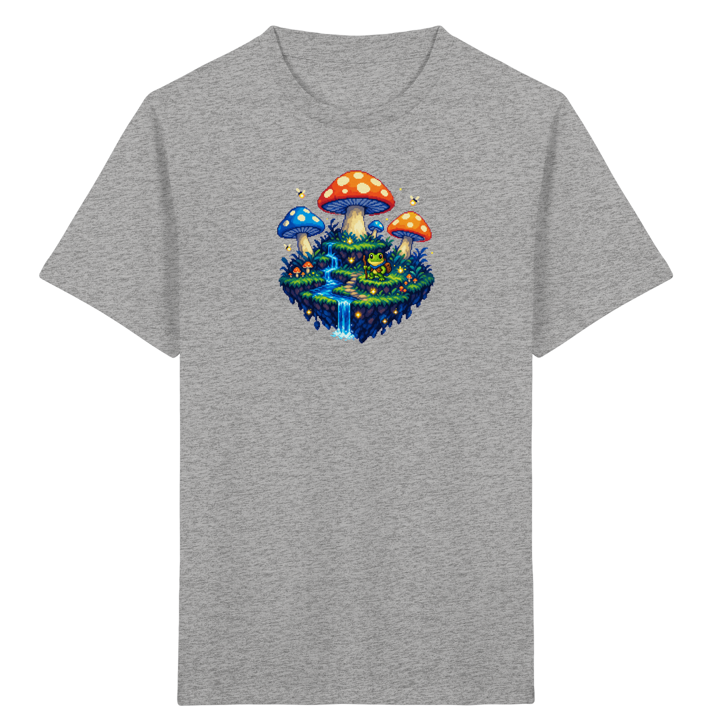 Magisches Pixel Abenteuer Frosch Shirt - Kinder Bio T-Shirt