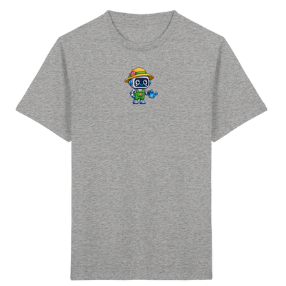 Pixel Roboter T-Shirt: Freundlicher Look - Kinder T-Shirt