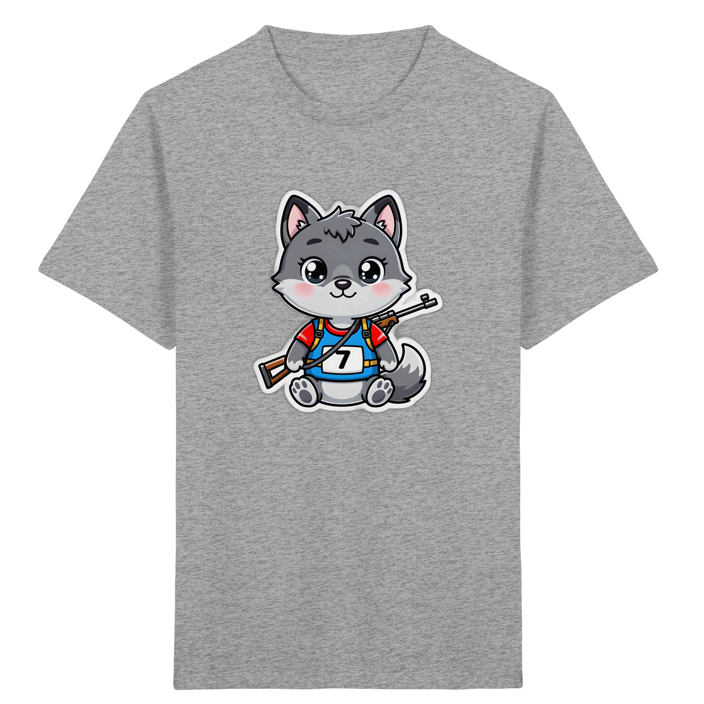 Wolf im Trikot: Cooles Kinder T-Shirt