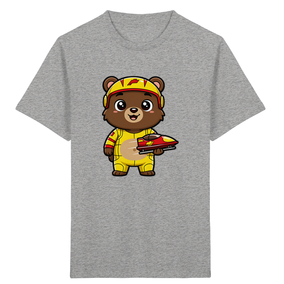Bären-Rennfahrer T-Shirt: Abenteuer pur! - Kinder Bio T-Shirt