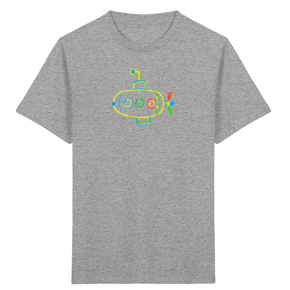 Farbpunkt U-Boot Abenteuer - Kinder Bio T-Shirt