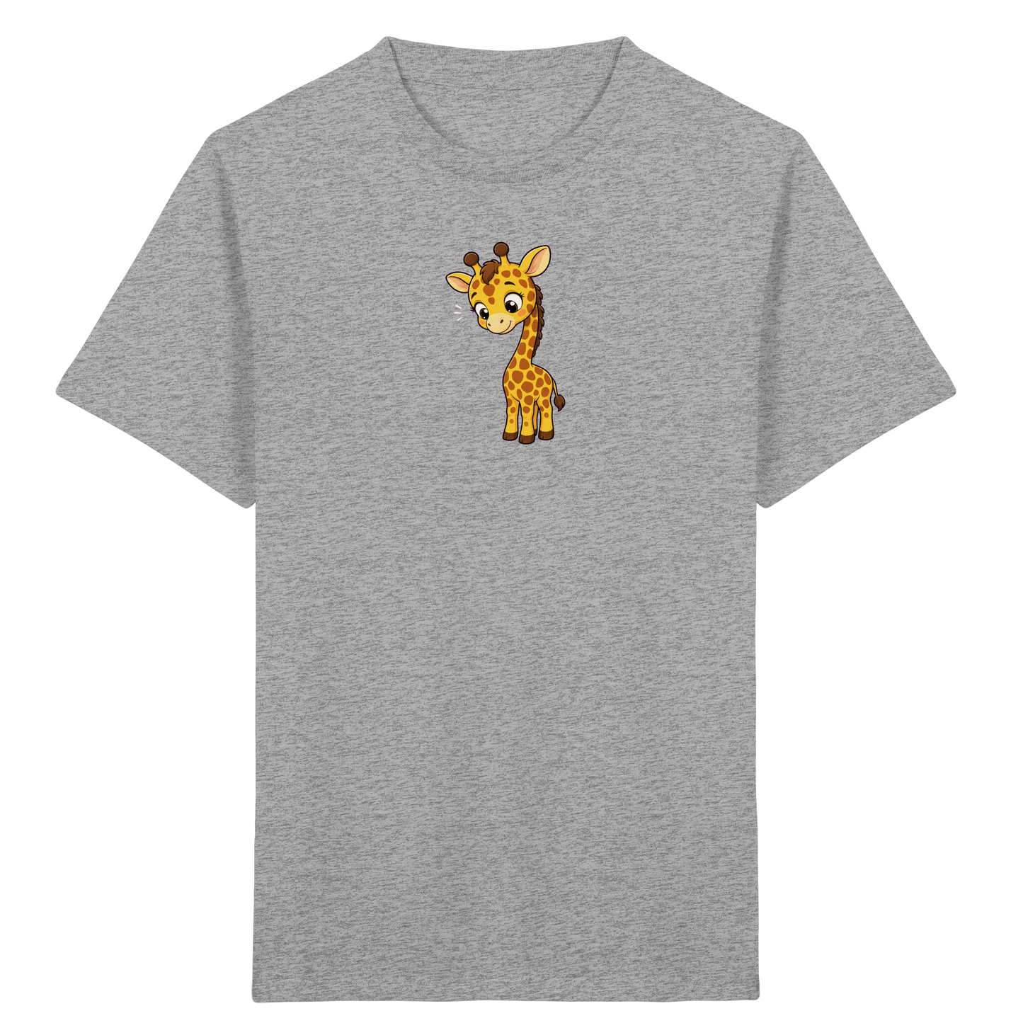 Niedliche Giraffe: Fröhliches Kinder-T-Shirt - Kinder Bio T-Shirt