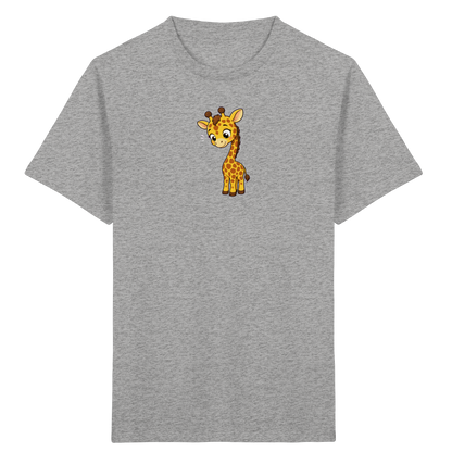 Niedliche Giraffe: Fröhliches Kinder-T-Shirt - Kinder Bio T-Shirt