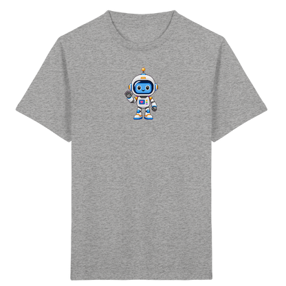 Roboter-Astronaut: Pixel-Herz-Weltraum-Shirt - Kinder T-Shirt