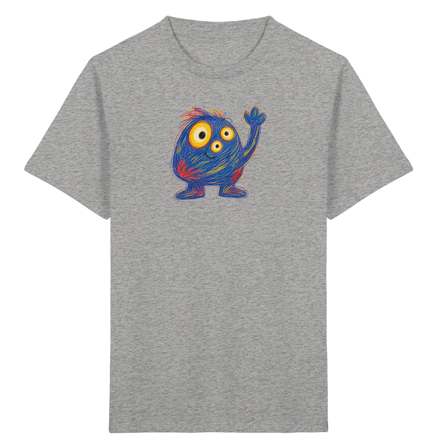 Dreiäuglein winkt fröhlich - Kinder Bio T-Shirt