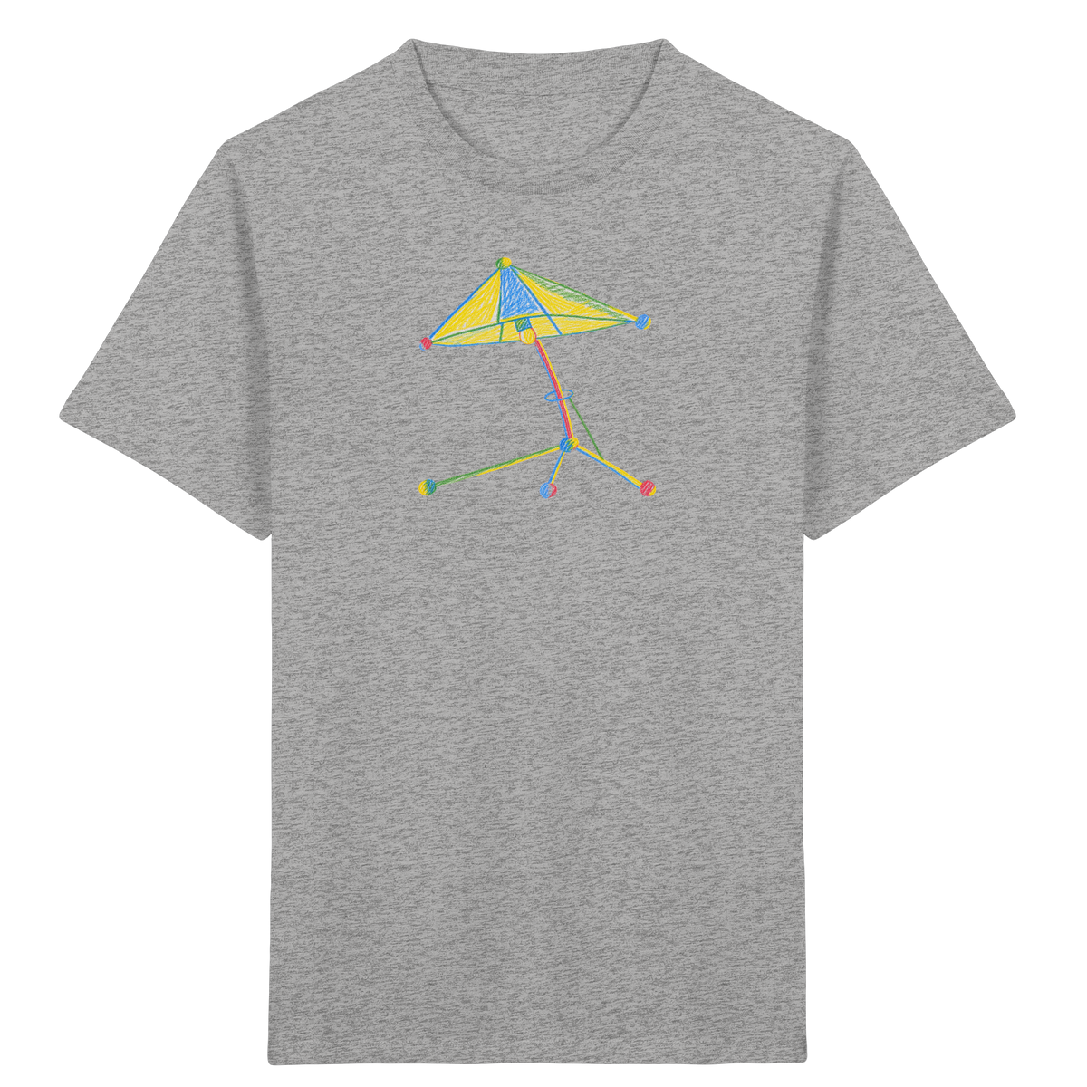 Bunte Farbpunkt Lampe - Kinder Bio T-Shirt