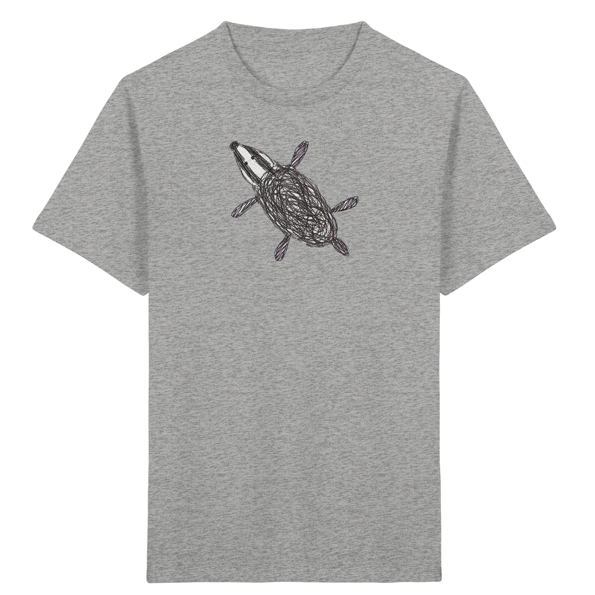 Dachs von oben - Kinder Bio T-Shirt