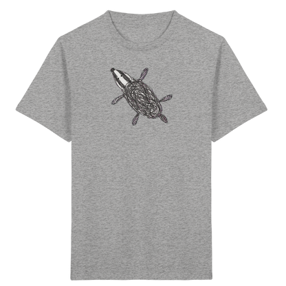 Dachs von oben - Kinder Bio T-Shirt