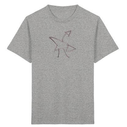 Graphitgrauer Strichvogel Kinder T-Shirt - Kinder Bio T-Shirt