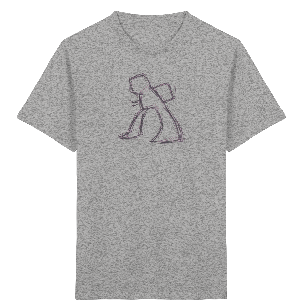 Wackel-T-Rex mit Ranzen - Kinder Bio T-Shirt