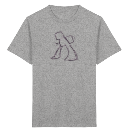 Wackel-T-Rex mit Ranzen - Kinder Bio T-Shirt