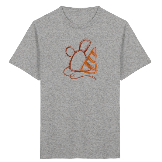 Krakelmaus mit großer Schultüte - Kinder Bio T-Shirt