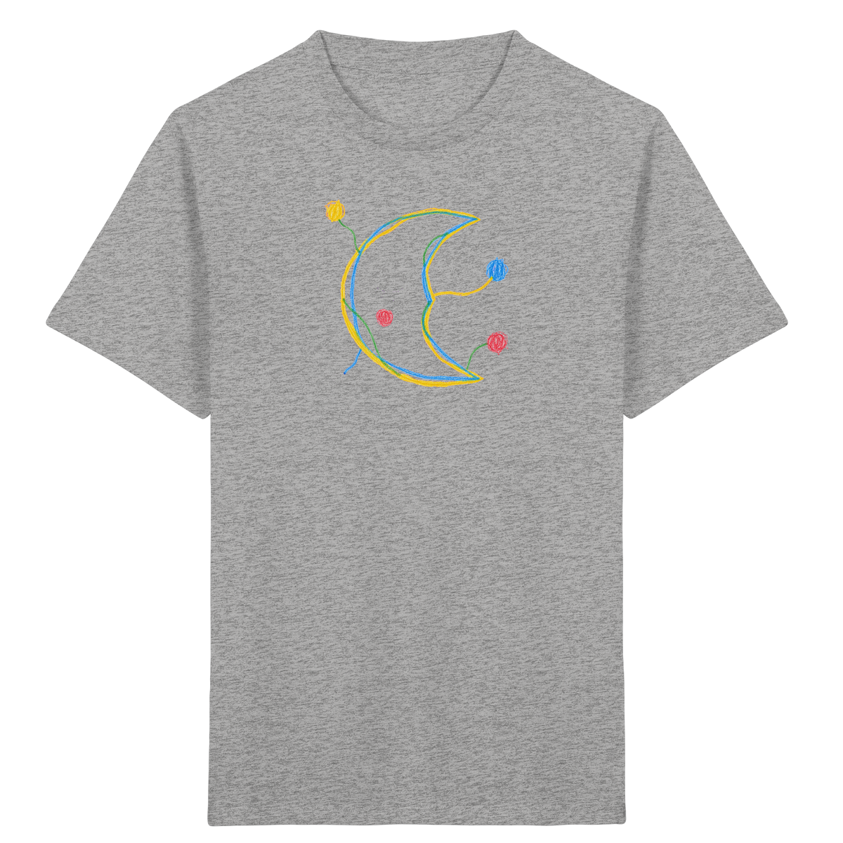 Farbpunkt Mond für Kinder - Kinder Bio T-Shirt
