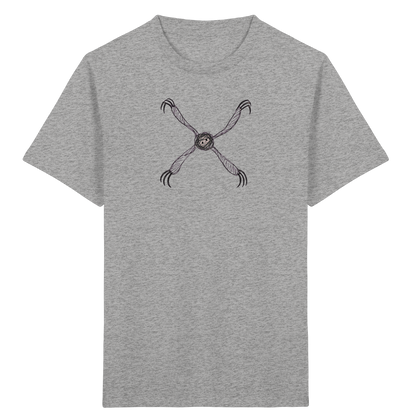 Faultier von oben gezeichnet - Kinder Bio T-Shirt