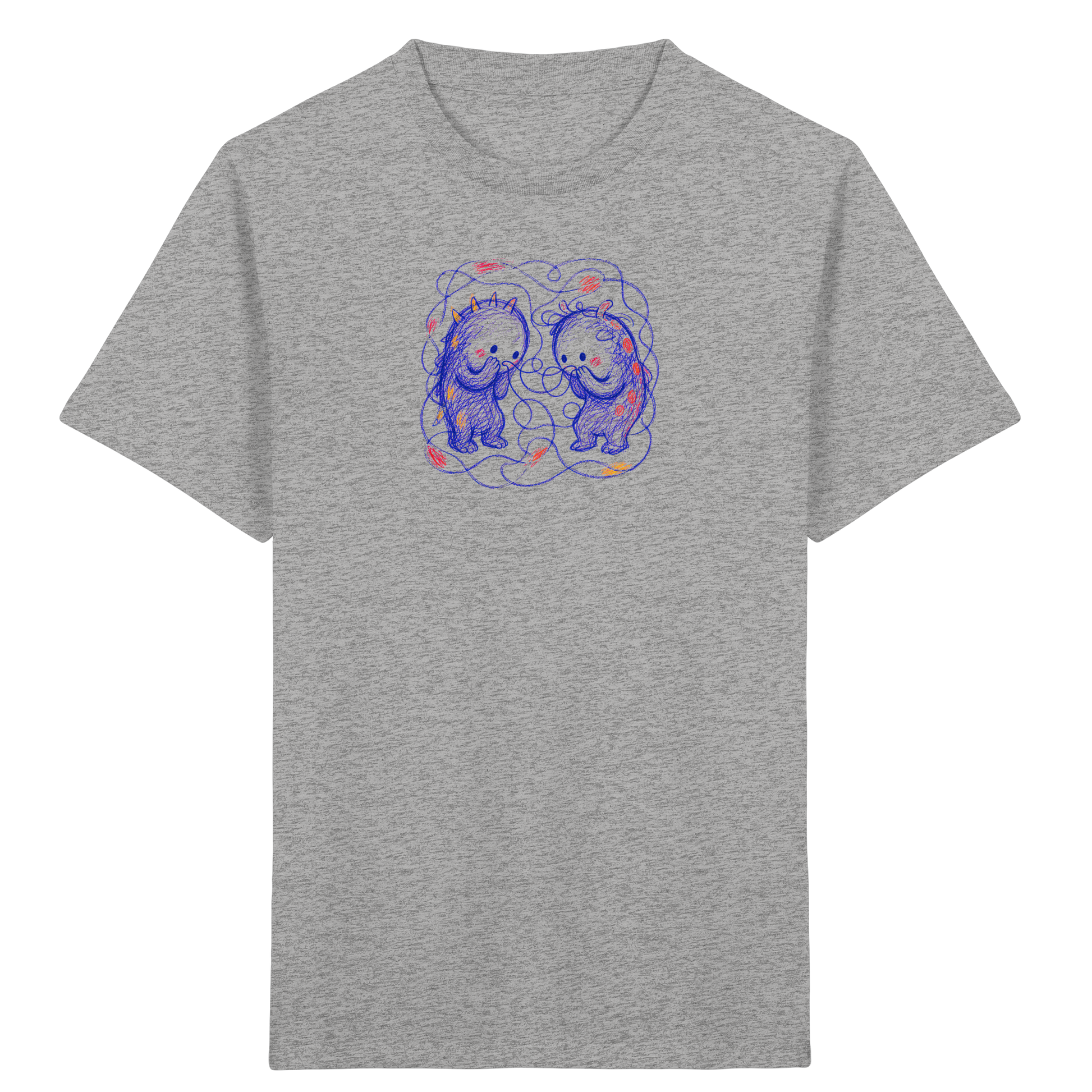 Leiseflüsterer Monster Kinder Shirt - Kinder Bio T-Shirt