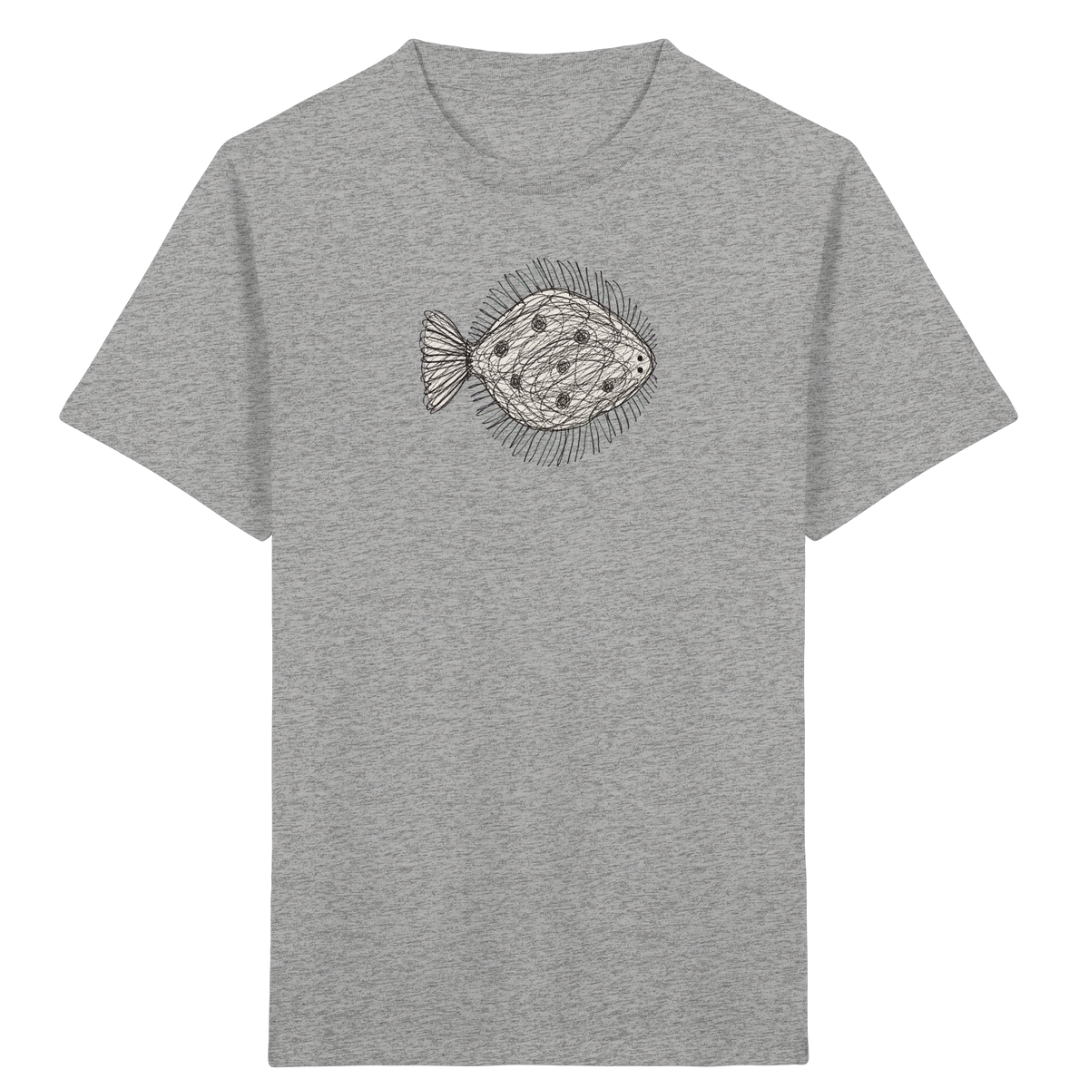 Flunder von oben - Kinder Bio T-Shirt