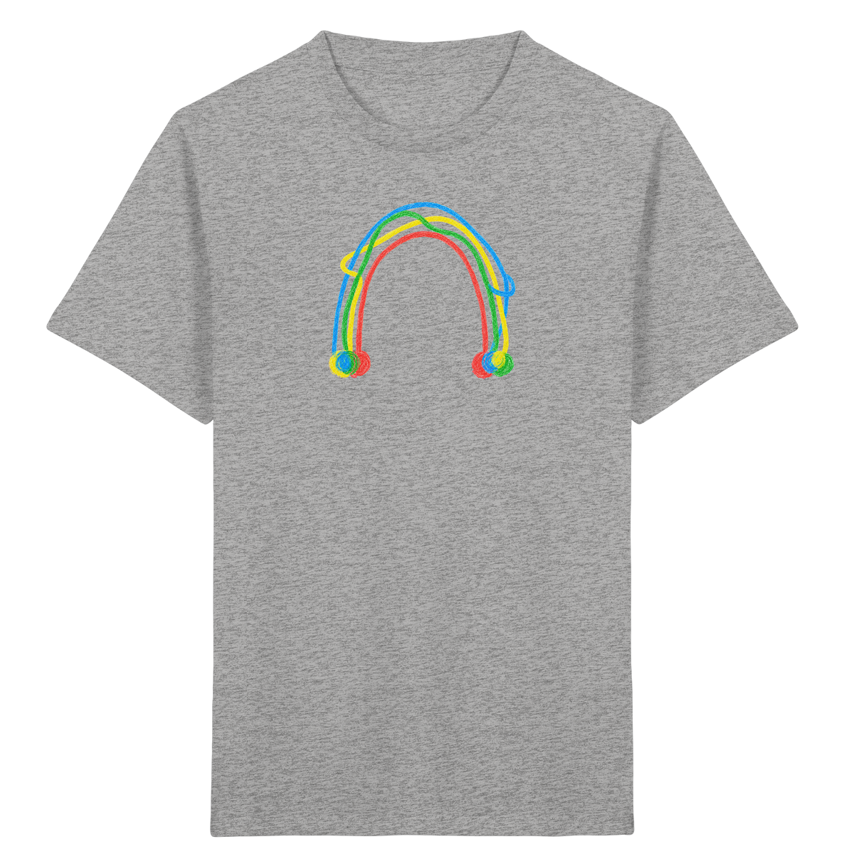 Farbpunkt Regenbogen Kinder Shirt - Kinder Bio T-Shirt
